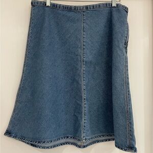 Cotton On A Line Jean Skirt Size 32